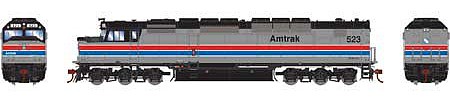 Athearn HO SDP40F w/DCC & Sound, Amtrak #523
