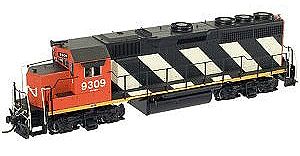 Atlas EMD GP40 - Standard DC Canadian National #9309 HO Scale Model Train Diesel Locomotive #1000082