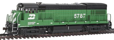 Atlas U30B Gold Burlington Northern 5787 HO Scale Model Train Diesel ...