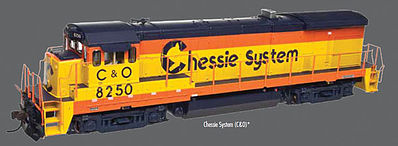 Atlas B23-7/B-30/7 DC Chessie C&O #8277 HO Scale Model Train Diesel Locomotive #10002076