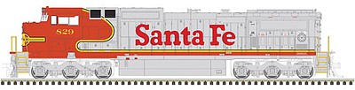 Atlas GE Dash 8-40CW (ATSF Style) Santa Fe #888 HO Scale Model Train Diesel Locomotive #10002280