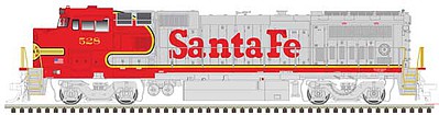 Atlas GE Dash 8-40BW DC Santa Fe 542 HO Scale Model Train Diesel Locomotive #10003075