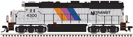 Atlas GP40 DCC and Sound New Jersey Transit #4301