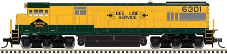 Atlas U30C Phase 1 DCC Ready Reading #6301 HO Scale Model Train Diesel Locomotive #10003895
