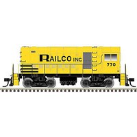 Atlas HH600 high hood Railco inc. #770 (DCC Ready) HO Scale Model Train Diesel Locomotive #10003977