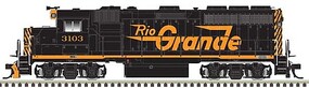 Atlas Ho Gp40-2 Rio Grande 3107 W/sd