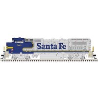 Atlas HO Dash 8-40BW Sante Fe Blue #503 w/snd