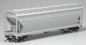 Atlas ACF(R) 4650 3-Bay Centerflow Covered Hopper Undecorated HO Scale Model Train Freight Car #1400