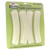 Atlas Trainkids Glow in the Dark Figure-8 Track Pack