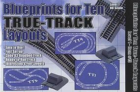 Atlas Blueprints for 10 True-Track Layouts Model Railroad Book #15
