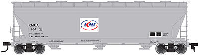 Atlas 4650 3-Bay Center Flow Covered Hopper Kerr McGee #1 HO Scale Model Train Freight Car #20001411