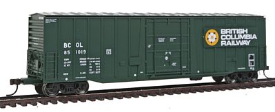 Atlas 5277 Plug-Door Boxcar British Columbia HO Scale Model Train Freight Car #20002675