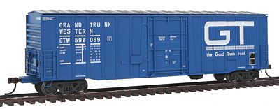 Atlas 5182 Plug-Door Boxcar Grand Trunk Western HO Scale Model Train Freight Car #20002682