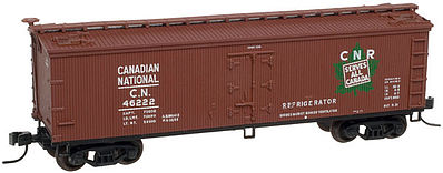 Atlas 40 Wood Reefer Canadian National #46257 HO Scale Model Train Freight Car #20002716