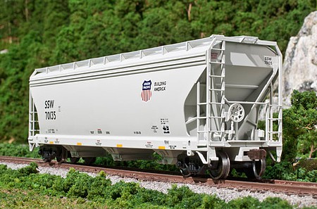 Atlas 4650 3-Bay Centerflow Covered Hopper Union Pacific HO Scale Model Train Freight Car #20002858