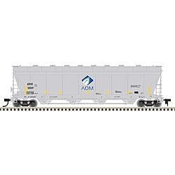 Atlas Covered Hopper ADM #50065 HO Scale Model Train Freight Car #20003758