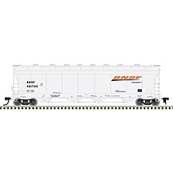 Atlas Covered Hopper BNSF #401711 HO Scale Model Train Freight Car #20003760