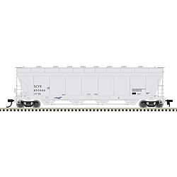 Atlas Covered Hopper SCYX #893699 HO Scale Model Train Freight Car #20003781