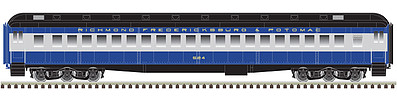 Atlas Heavyweight Single-Window Coach RF&P HO Scale Model Train Passenger Car #20003868