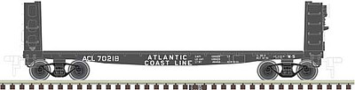 Atlas Pulpwood Flatcar Atlantic Coast Line #70219 HO Scale Model Train Freight Car #20004666