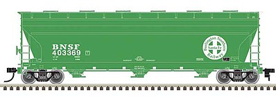Atlas 4650 Centerflow Covered Hopper BNSF 403369 HO Scale Model Train Freight Car #20004790
