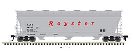 Atlas ACF 4650 Centerflow Covered Hopper Royster #48094 HO Scale Model Train Freight Car #20004804