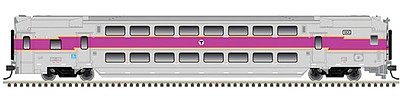 Atlas Multi Level Commuter Cab MBTA HO Scale Model Train Passenger Car #20004836