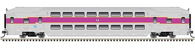 Atlas Multi Level Trailer MBTA HO Scale Model Train Passenger Car #20004845