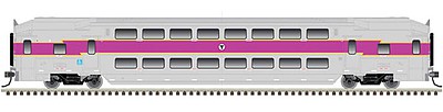 Atlas Multi Level Trailer MBTA HO Scale Model Train Passenger Car #20004854