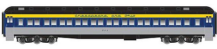 Atlas Paired-Window Coach Chesapeake & Ohio #710 HO Scale Model Train Passenger Car #20004957