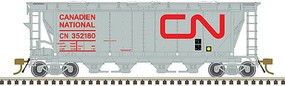 Atlas Slab Side Covered Hopper Canadian National #352180 HO Scale Model Train Freight Car #20006363