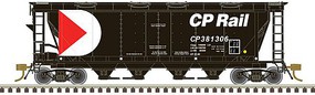Atlas Slab Side Covered Hopper Canadian Pacific #381277 HO Scale Model Train Freight Car #20006369