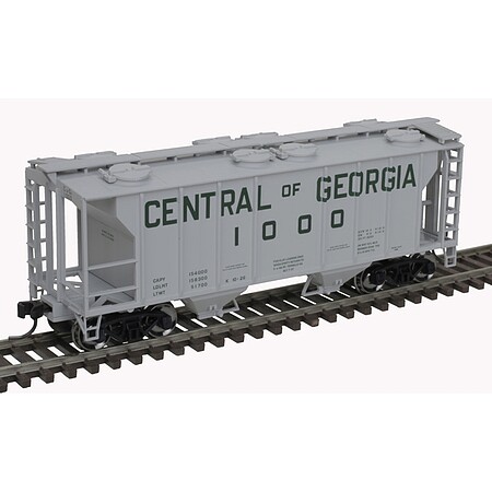 Atlas PS-2 Hopper Central of Georgia #1089 HO Scale Model Train Freight Car #20006557