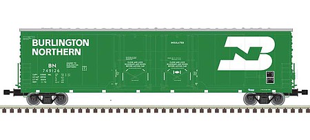 Atlas 53 Evans DPD Boxcar Burlington Northern #749126 HO Scale Model Train Freight Car #20006776