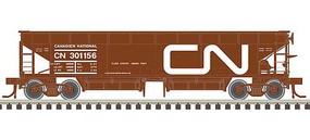 Atlas 70-Ton Ballast Car Hopper Canadian National #301156 HO Scale Model Train Freight Car #20006800
