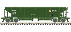Atlas 70-Ton Ballast Car Hopper BC Rail (3) HO Scale Model Train Freight Car #20006809