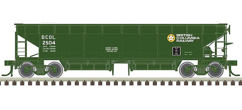 70-Ton Ballast Car Hopper BC Rail (3)