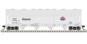 Atlas ACF 5250 Centerflow Covered Hopper Amoco #6203 HO Scale Model Train Freight Car #20006902
