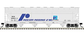 Atlas 5250 Centerflow Covered Hopper Rocor Resins #945253 HO Scale Model Train Freight Car #20006908