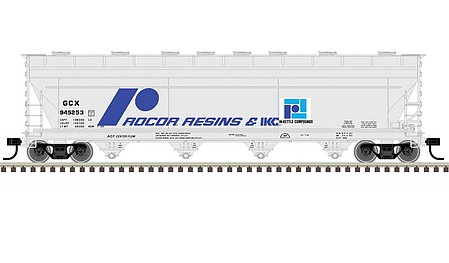 Atlas 5250 Centerflow Covered Hopper Rocor Resins #945265 HO Scale Model Train Freight Car #20006909