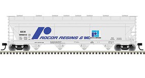 Atlas 5250 Centerflow Covered Hopper Rocor Resins #945278 HO Scale Model Train Freight Car #20006910