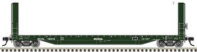Atlas Ho 51'6'Bulkhead Flat Car BCR 19007