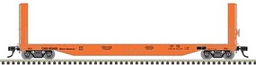 Atlas Ho 51'6'Bulkhead Flat Car CN IS 603417