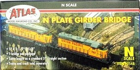 Girder Railroad Bridge HO N Z Scale Model Train Kit – Single Or Dual Track Options