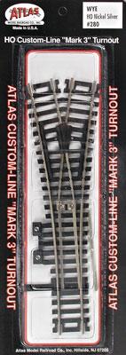 Code 100 Wye Turnout N/S MK4 HO Scale Nickel Silver Model Train Track ...