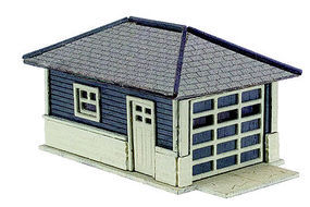 Atlas Barb's Bungalow Garage Wooden Kit (2) N Scale Model Railroad Building #2860