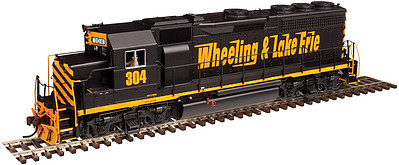 Atlas GP-40 Wheeling & Lake Erie #304 W/dcc N Scale Model Train Diesel Locomotive #40002783