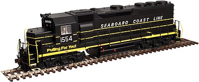 Atlas EMD GP40 DCC - Seaboard Coast Line #1554 N Scale Model Train Diesel Locomotive #40002787