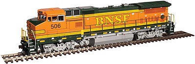 Atlas GE Dash 8-40BW with DCC BNSF #506 N Scale Model Train Diesel ...