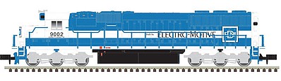 Atlas SD60 Standard DC EMDX #9002 N Scale Model Train Diesel Locomotive #40003948